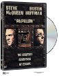 Based on the true story of Henri Charriere, also known as Papillon, which is French for 'butterfly' (the character even sports a large tattoo of a butterfly. A petty criminal, Papillon is wrongly convicted of murder and sentenced to life in a French penal colony in 'Guiane' (French Guiana, South America). Papillon is determined to escape but attempt after attempt meets with difficulty, resulting in eventual recapture. He continues his attempts to escape despite incarcerations in solitary confinement as punishment. Also starring Dustin Hoffman, Victor Jory, Don Gordon, Anthony Zer